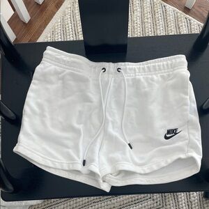 Nike Women's Athletic White Shorts
